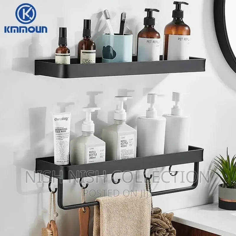 Bathroom Rack With a Towel Bar
