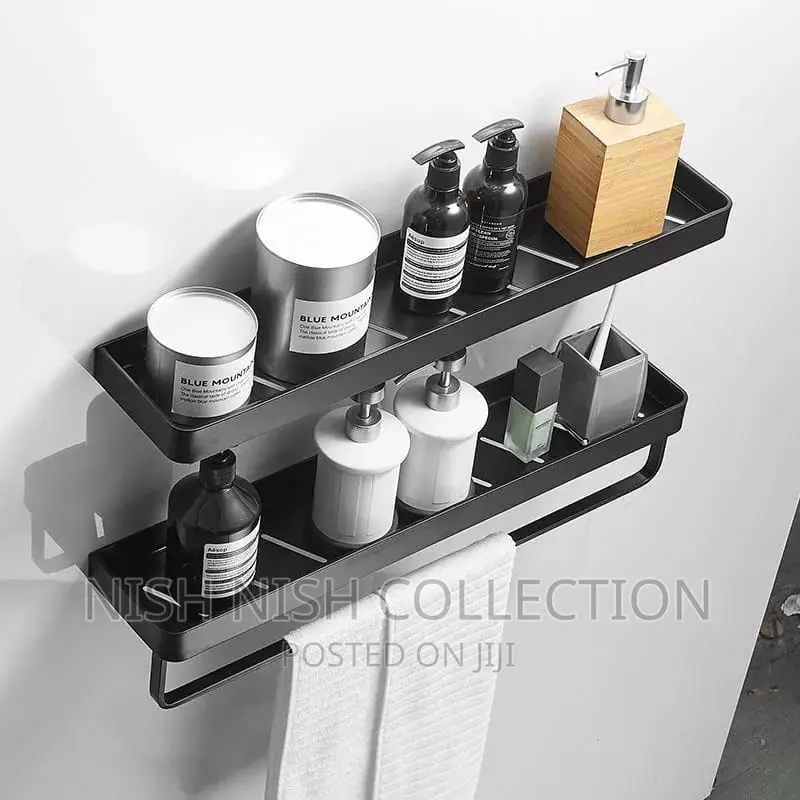 Bathroom Rack With a Towel Bar