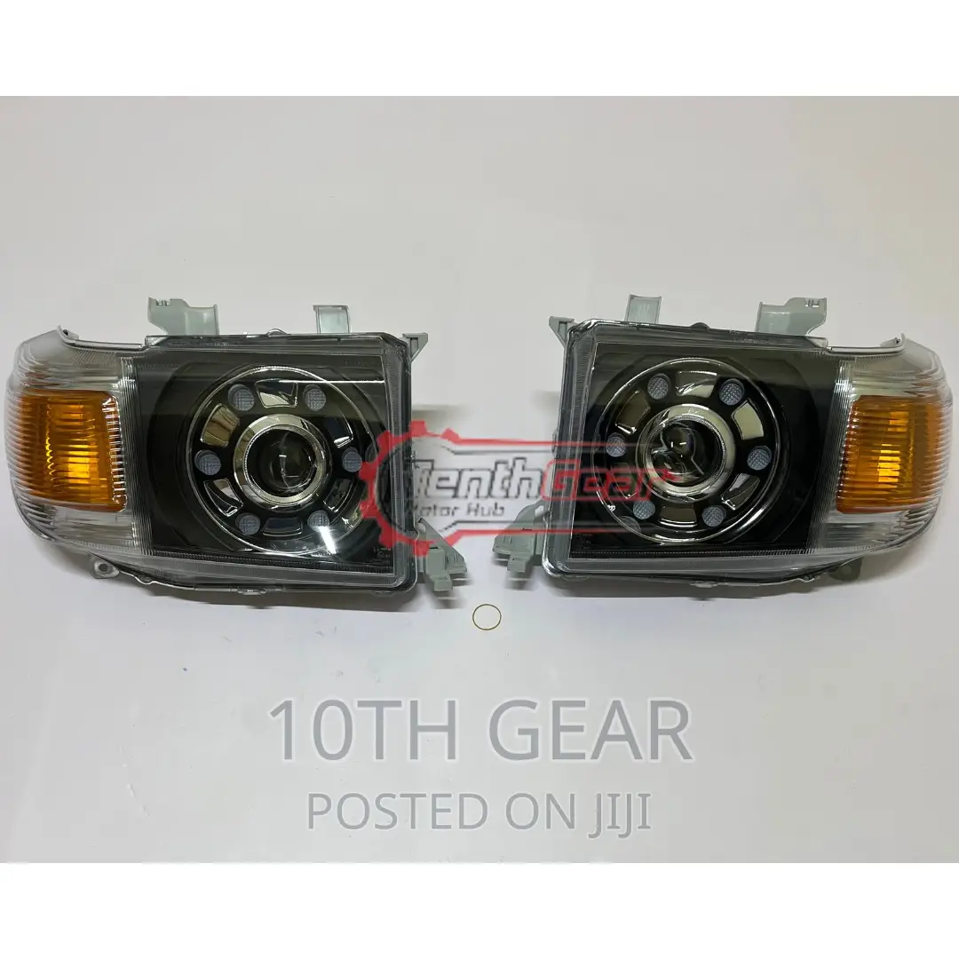 Land Cruiser FJ79 Headlamp LED Aftermarket Half LED Design