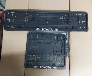 New Plastic Number Plate Holder TOYOTA