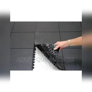 Gym Rubber Tiles. Interlocking