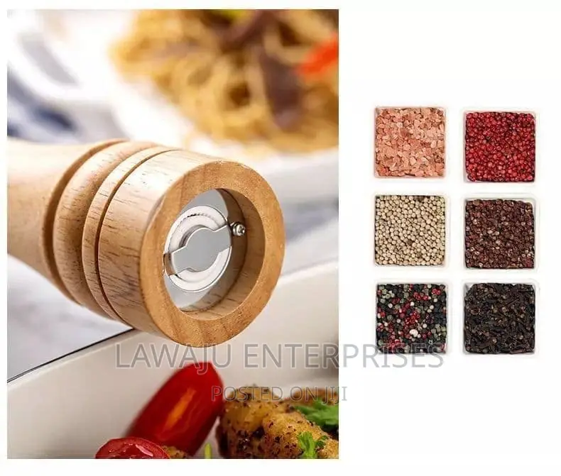 Natural Beechwood Salt/Pepper Grinder Mill