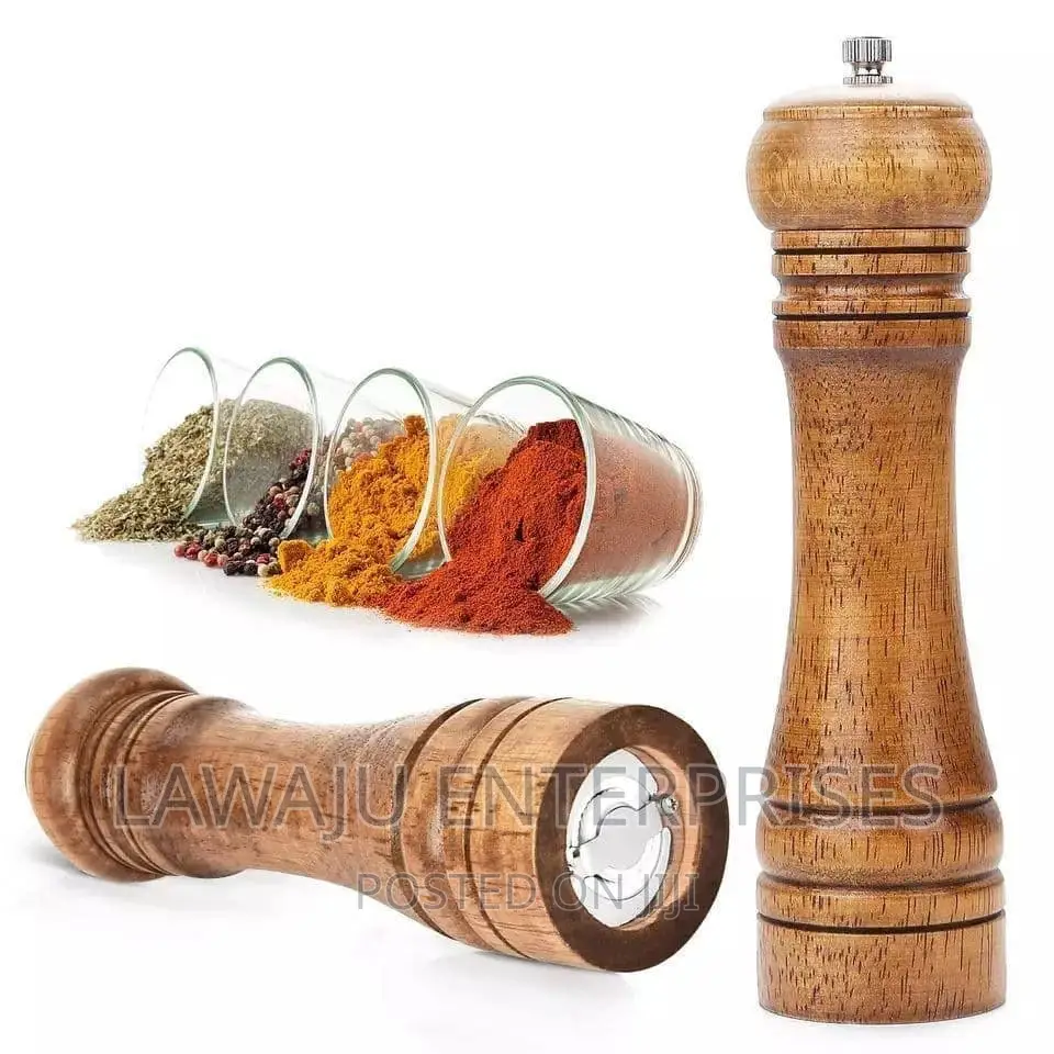 Natural Beechwood Salt/Pepper Grinder Mill