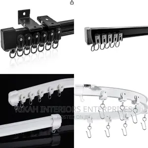 Aluminium Hospital Curtain Rails Bendable Curtain Rails