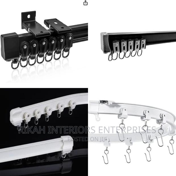 Aluminium Hospital Curtain Rails Bendable Curtain Rails - main view