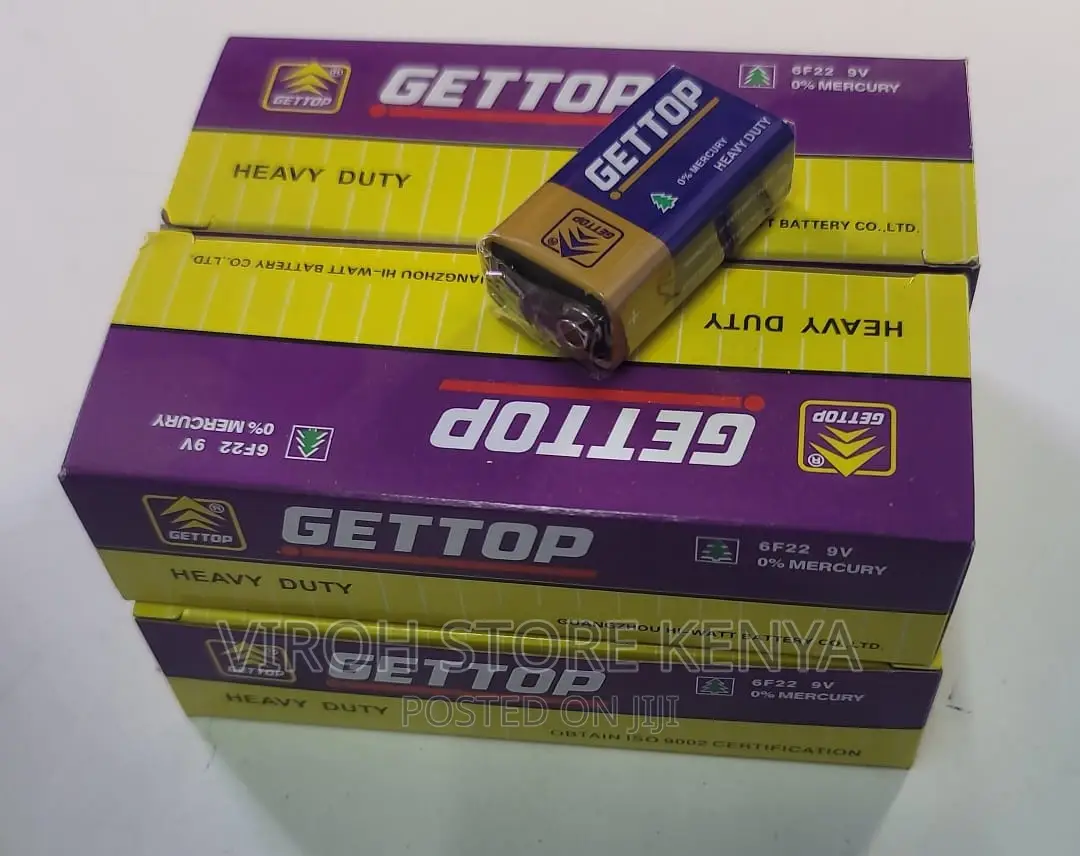 Gettop Batteries 6F22 Batteries 9 Volts