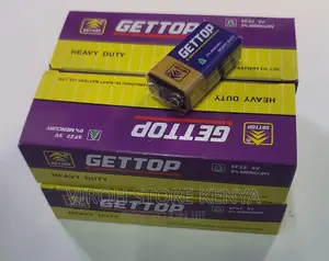 Gettop Batteries 6F22 Batteries 9 Volts