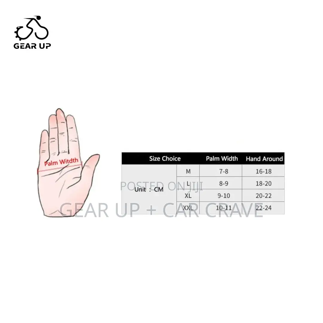 Motorbike Rider Full Finger Hand Gloves