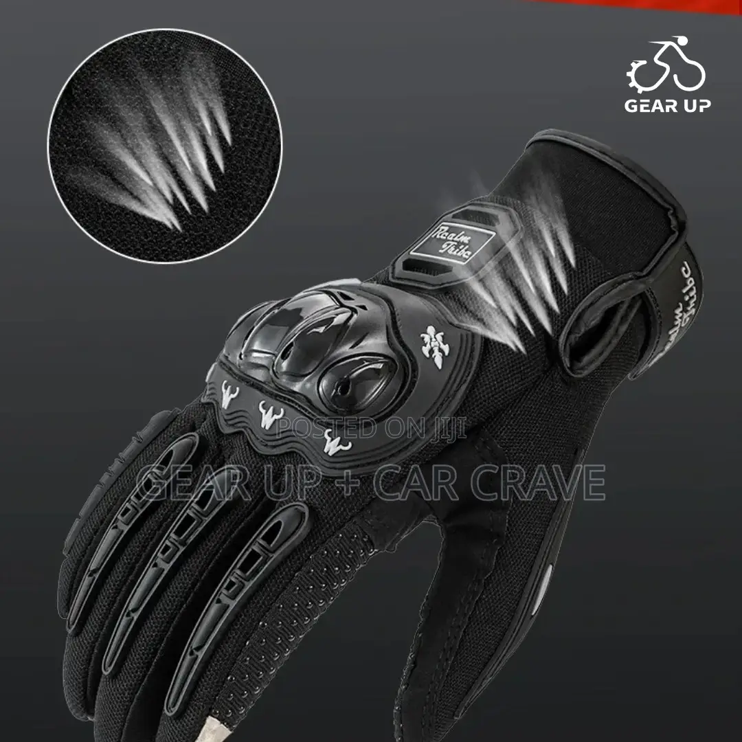 Motorbike Rider Full Finger Hand Gloves