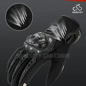 Motorbike Rider Full Finger Hand Gloves