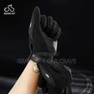 Motorbike Rider Full Finger Hand Gloves