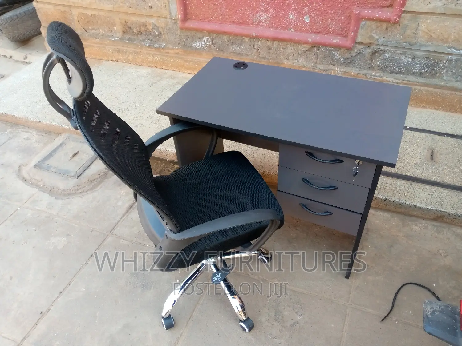 0.9 Office Desk and Chair Office Desk and Chair