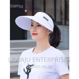 White-Black Sun Hat - thumbnail 2