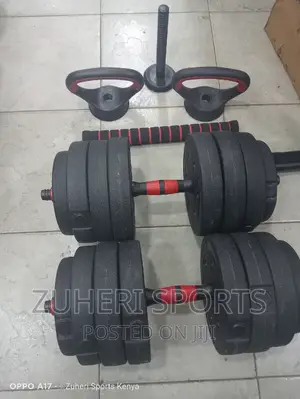 Adjustable 40kg Kettlebell - Dumbbell - Barbell - Push Up