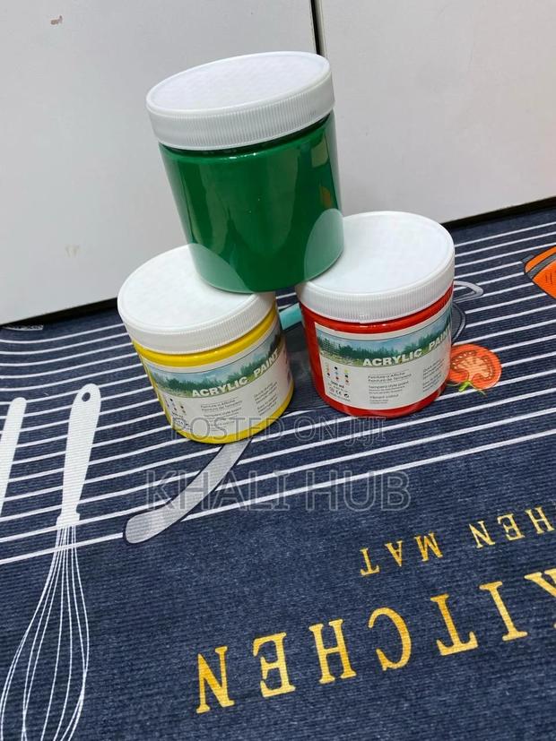 Acrylic Paint 500ml Red Acrylic 500ml Paint - main view