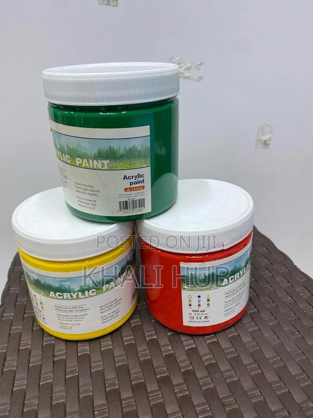 Acrylic Paints 500ml Container Acrylic Paints 500ml Acrylic. - main view