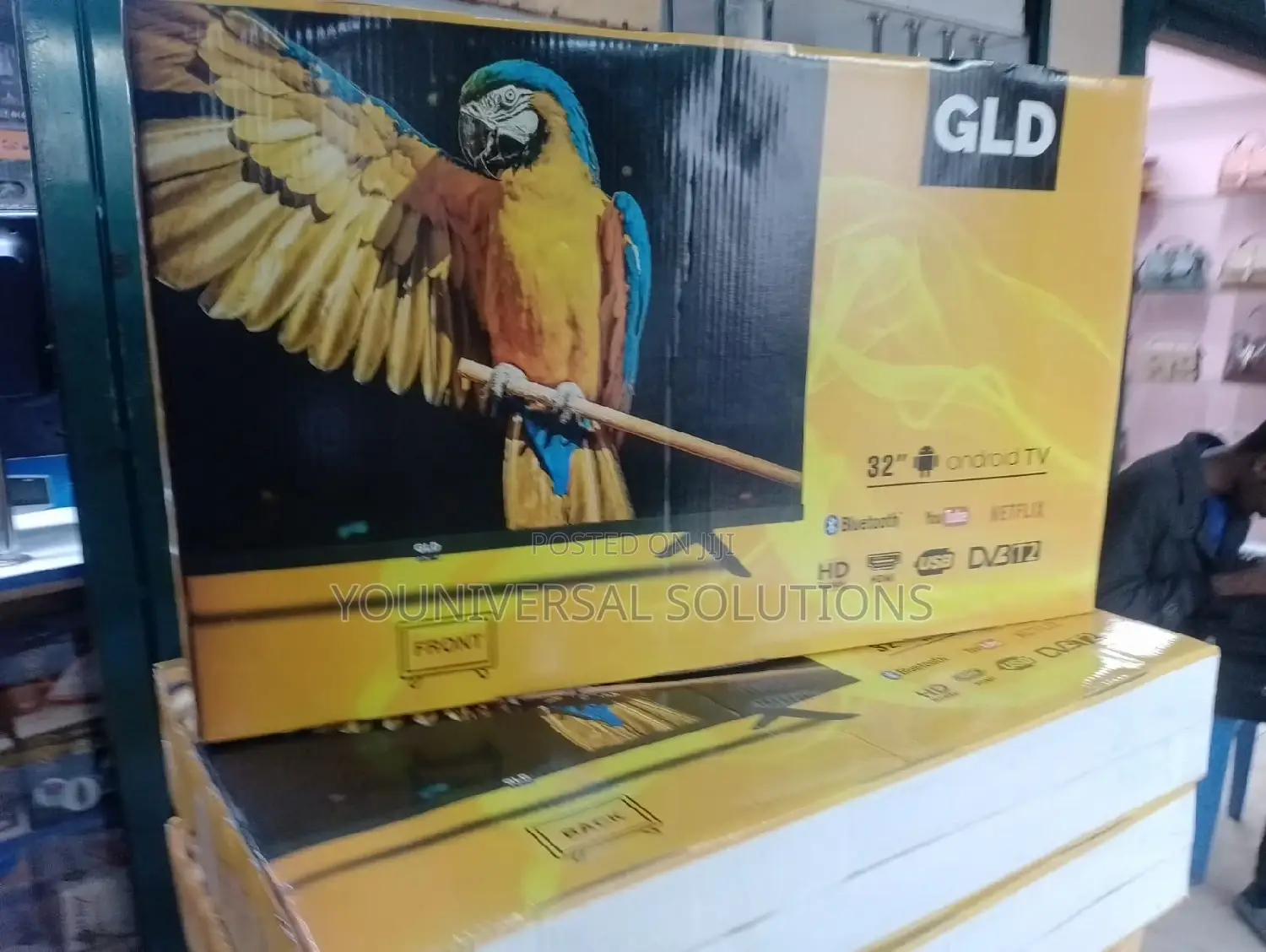 GLD 32 Inches Tv Smart Frameless Android
