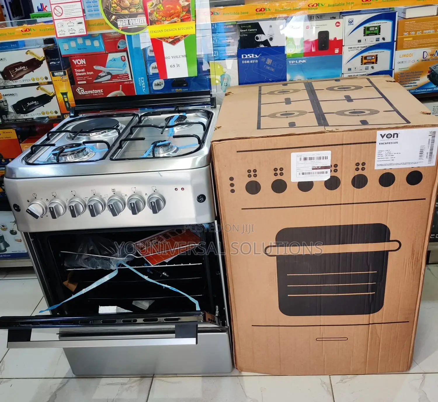 Von Standing Cooker 60cm X 60cm