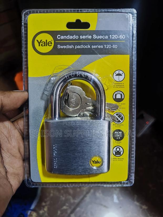 Yale Padlock Weatherproof Padlock Maximum Security Waterproof Padlock