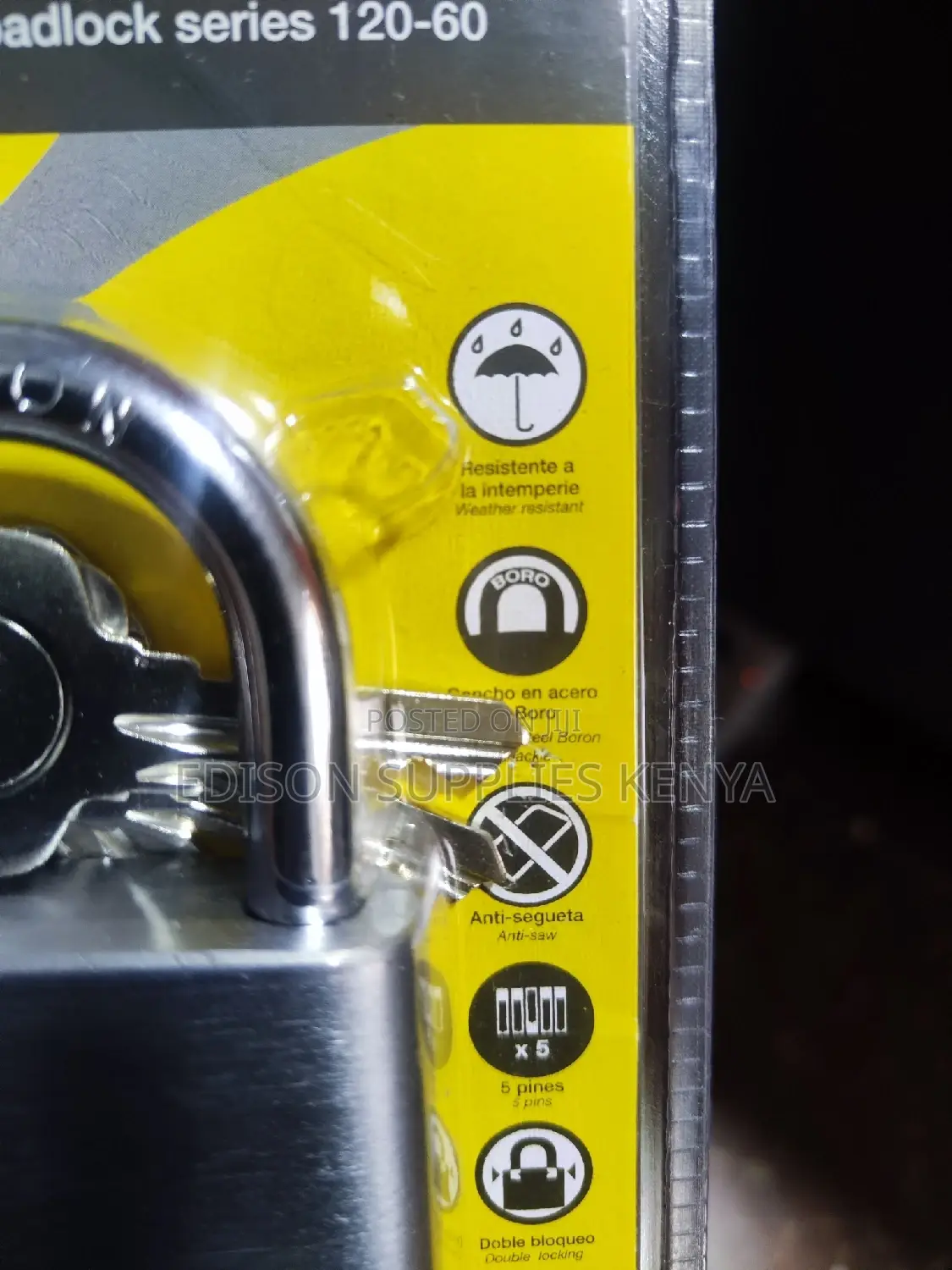 Yale Padlock Weatherproof Padlock Maximum Security Waterproof Padlock