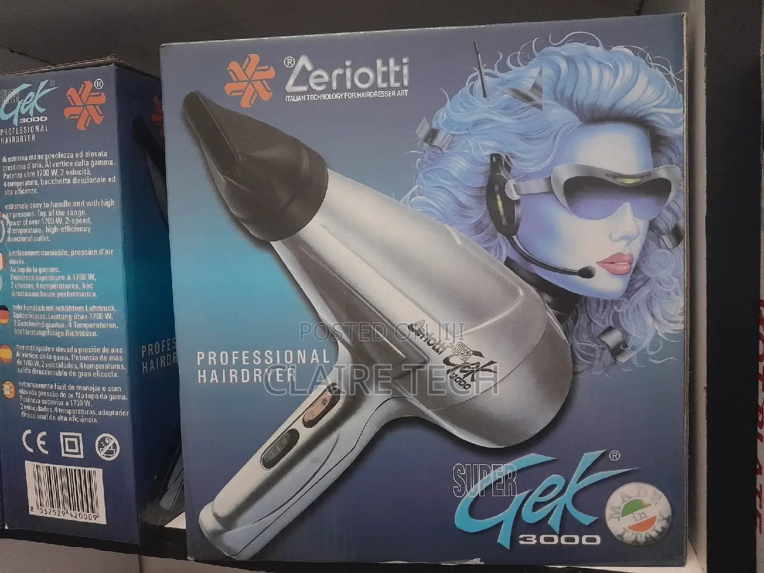 Gek 3000 Cerriotti Hair Dryer