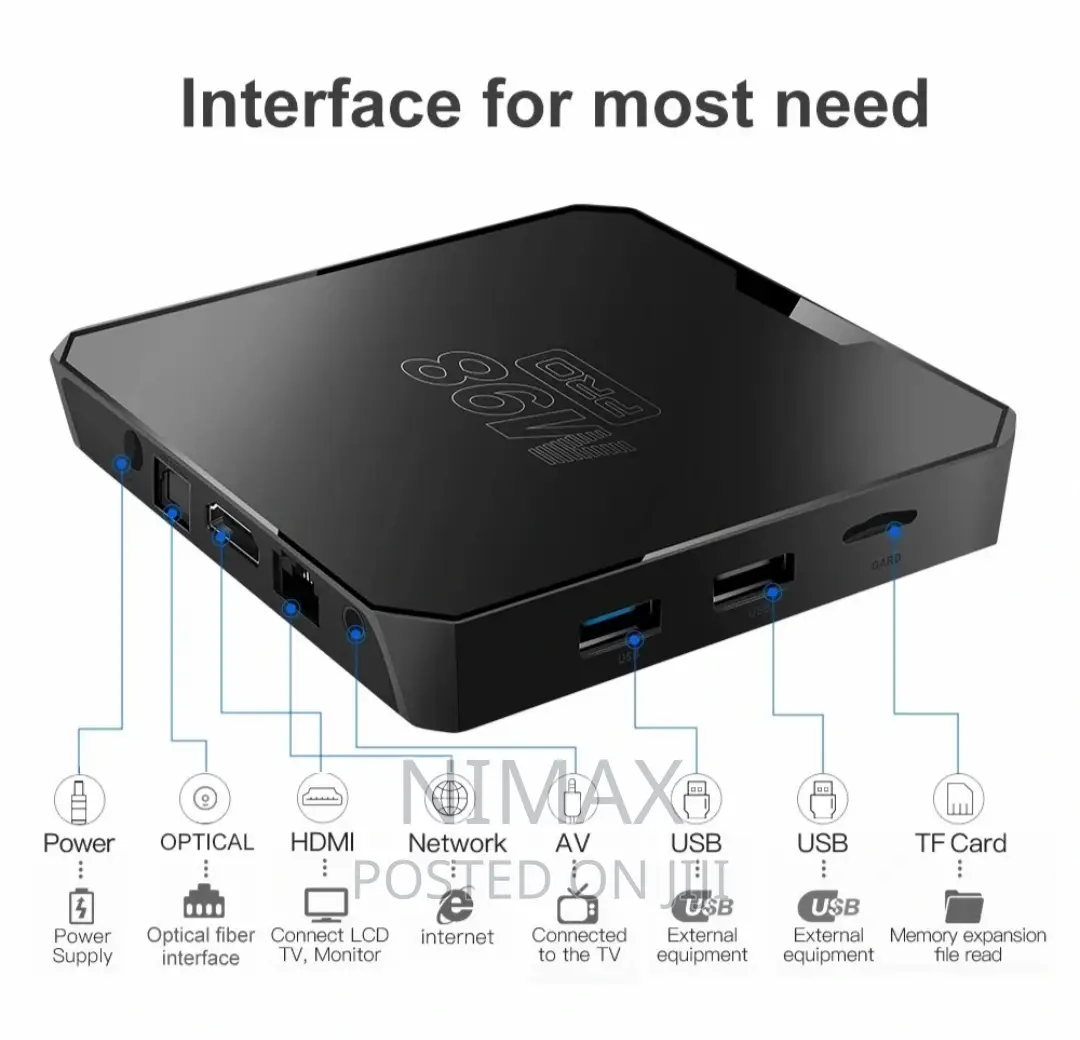 M98 Pro Android 10 Atv Uhd 2gb/16gb