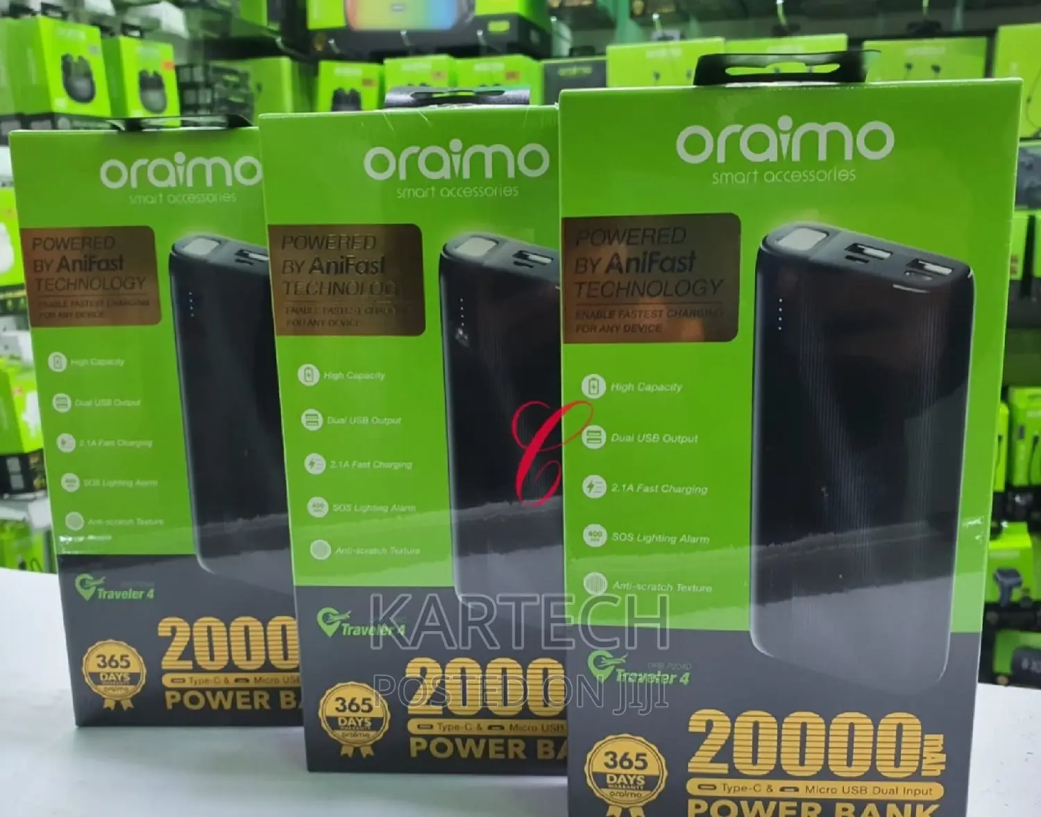 Oraimo Traveler 4 20,000mah P204D Power Banks