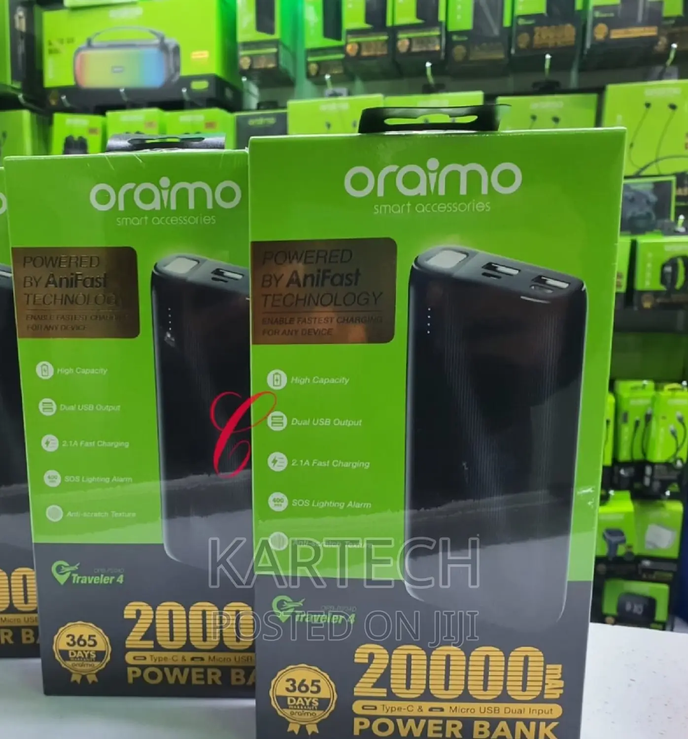 Oraimo Traveler 4 20,000mah P204D Power Banks