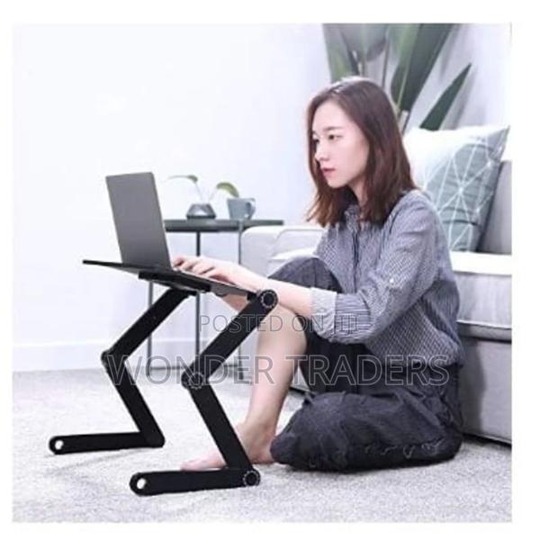 Adjustable Laptop Stand With Fan and Mouse Pad*