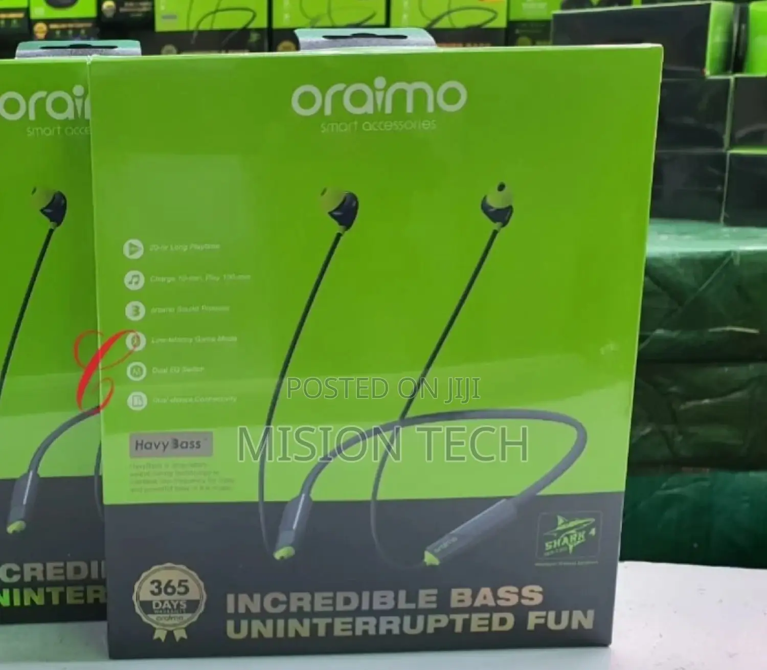 Wireless Oraimo Shark 4 Neckband