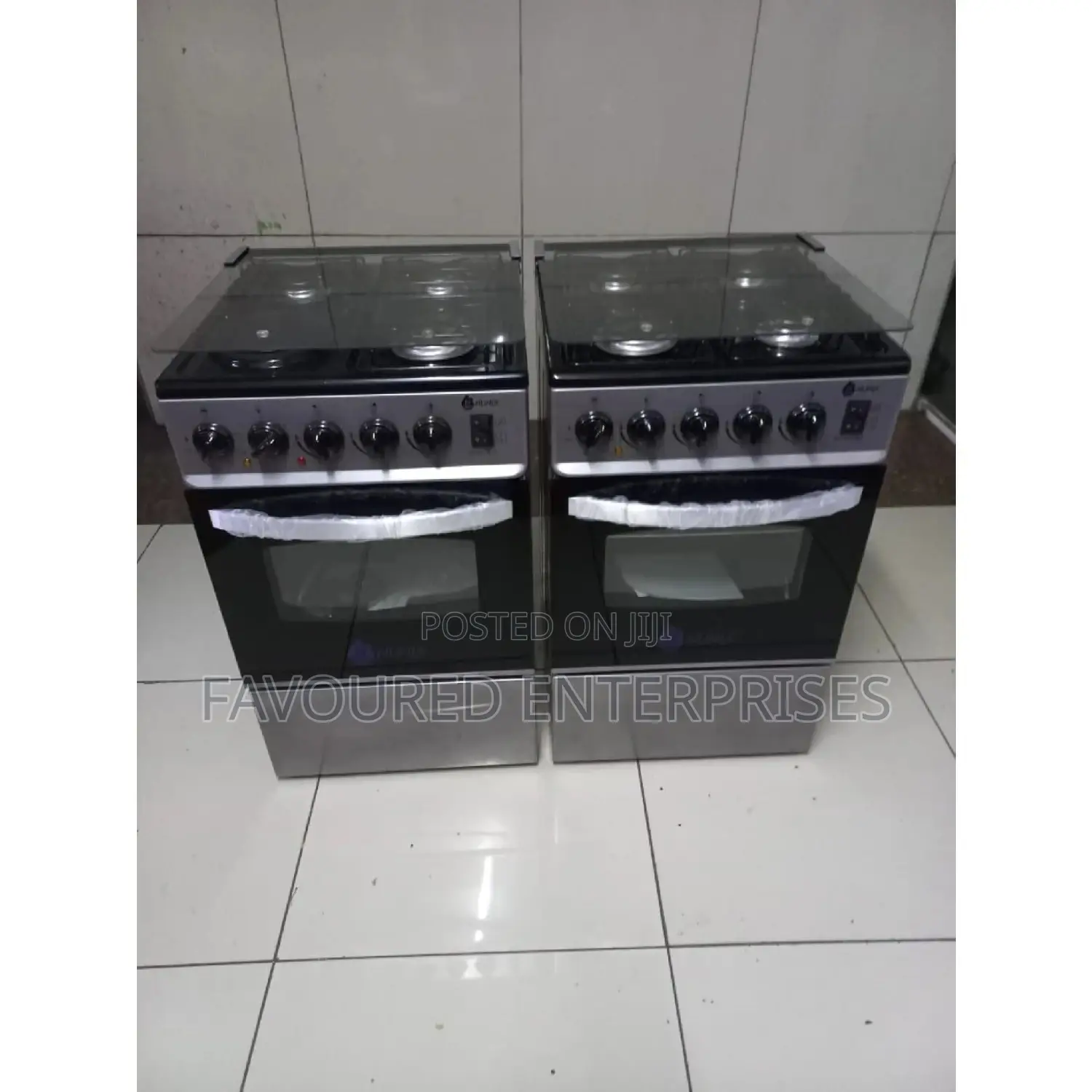 Nunix Free Standing 4 Gas Burner Cooker With Oven