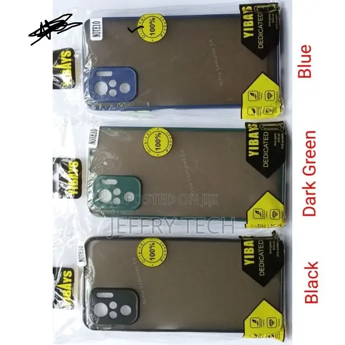 Yibays Phone Cover Back Case for Xiaomi Redmi Note 10