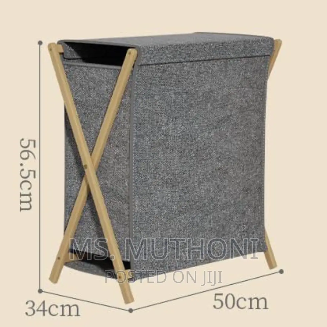 Foldable Laundry Hamper With Cover Lid*