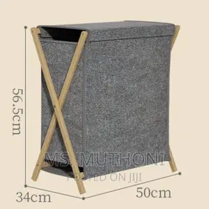 Foldable Laundry Hamper With Cover Lid*