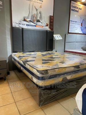 Queen Size Complete Bedset (Divan Bed+Spring Mattress) - thumbnail 2