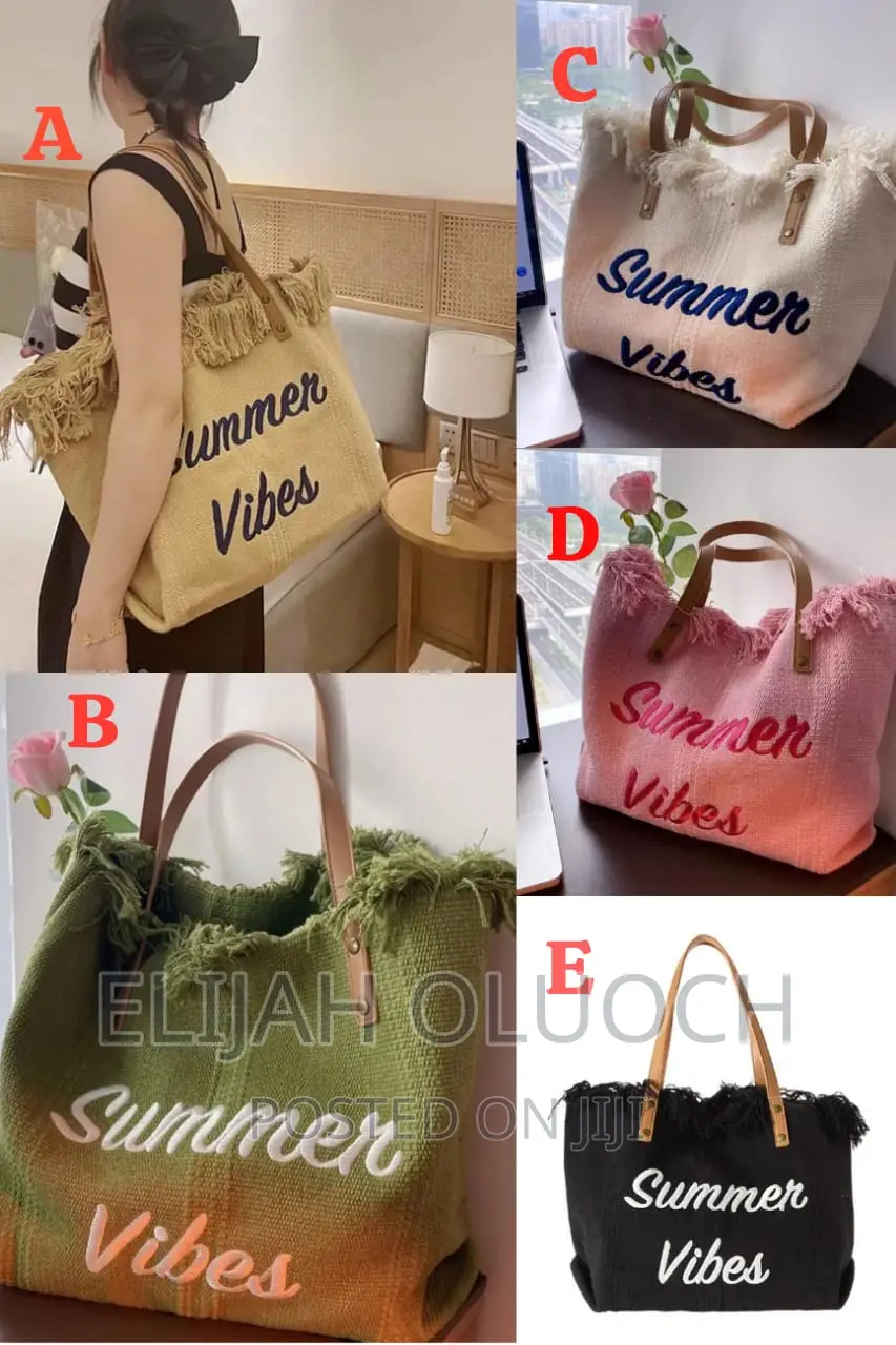 Women Summer Vibes Tote Bag