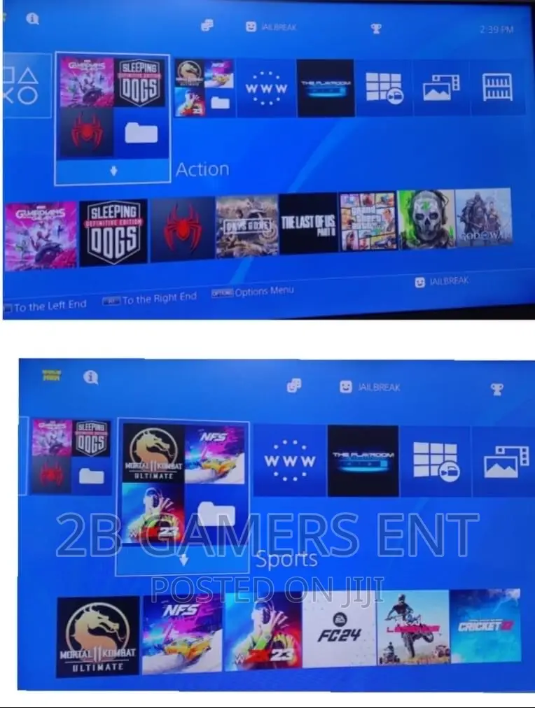 Ps4 Slim 1TB , Jailbreak, 20 Games
