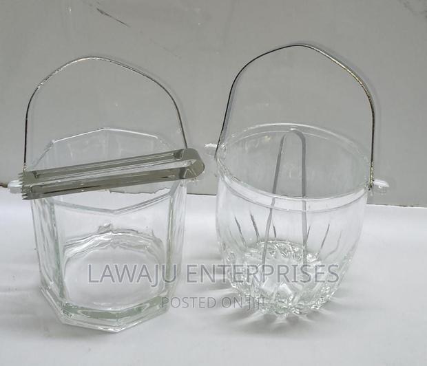 Heavy Glass Ice Bucket - thumbnail 2