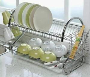 2 Tier Metallic Dishrack