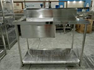 Sstainless Single Bowl Washing Sink. - thumbnail 2