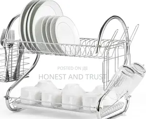 Stainless Steel 2 Tier Dishrack