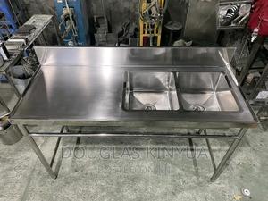 Double Bowl Washing Sink (Sstainless Steel). - thumbnail 2