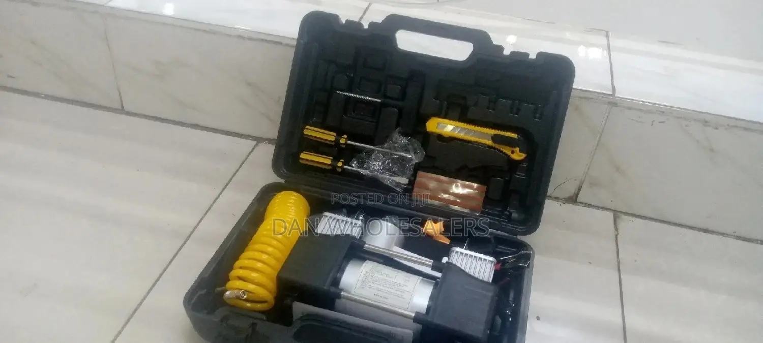 Portable 2 Cylinder Air Compressor/Tyre Inflator