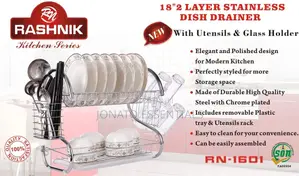 2 Tier Dish Rack and Organizer
