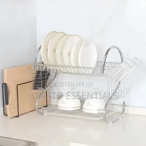 2 Tier Dish Rack and Organizer