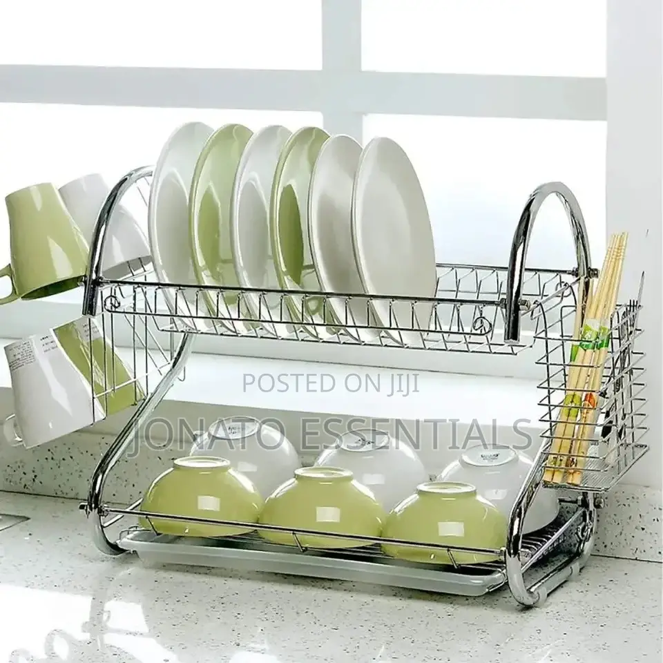 2 Tier Dish Rack and Organizer