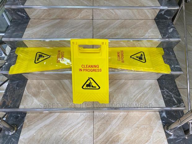 Get Cleaning In Progress Caution Boards At Discounted Price
