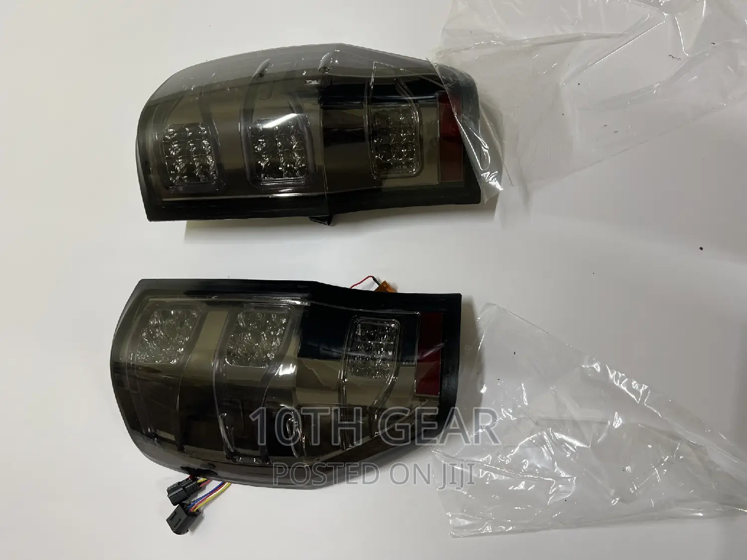 Ford Ranger Tail Lights LED Smoked Black Aftermarket Pair