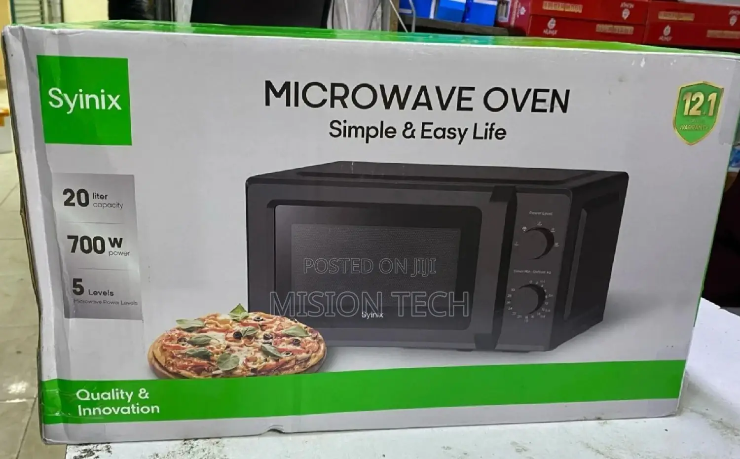 Manual Syinix Manual Microwave Oven