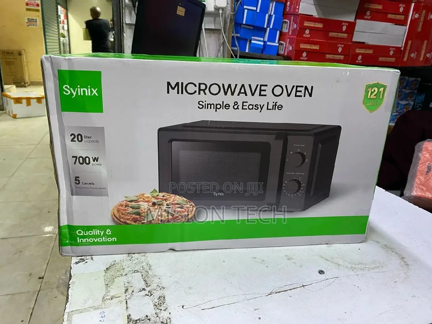 20 LTRS Brand New Manual Syinix Microwave